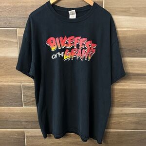 Vintage Bikefest on The Grand Biker Black T Shirt Size XL Harley Style 90s Y2K